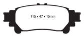 EBC Brakes DP41850R Yellowstuff Street And Track Brake Pads - Truck Part Superstore