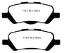 EBC Brakes DP41852R Yellowstuff Street And Track Brake Pads - Truck Part Superstore