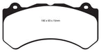 EBC Brakes DP41853R Yellowstuff Street And Track Brake Pads; FMSI Pad No. D1405; - Truck Part Superstore