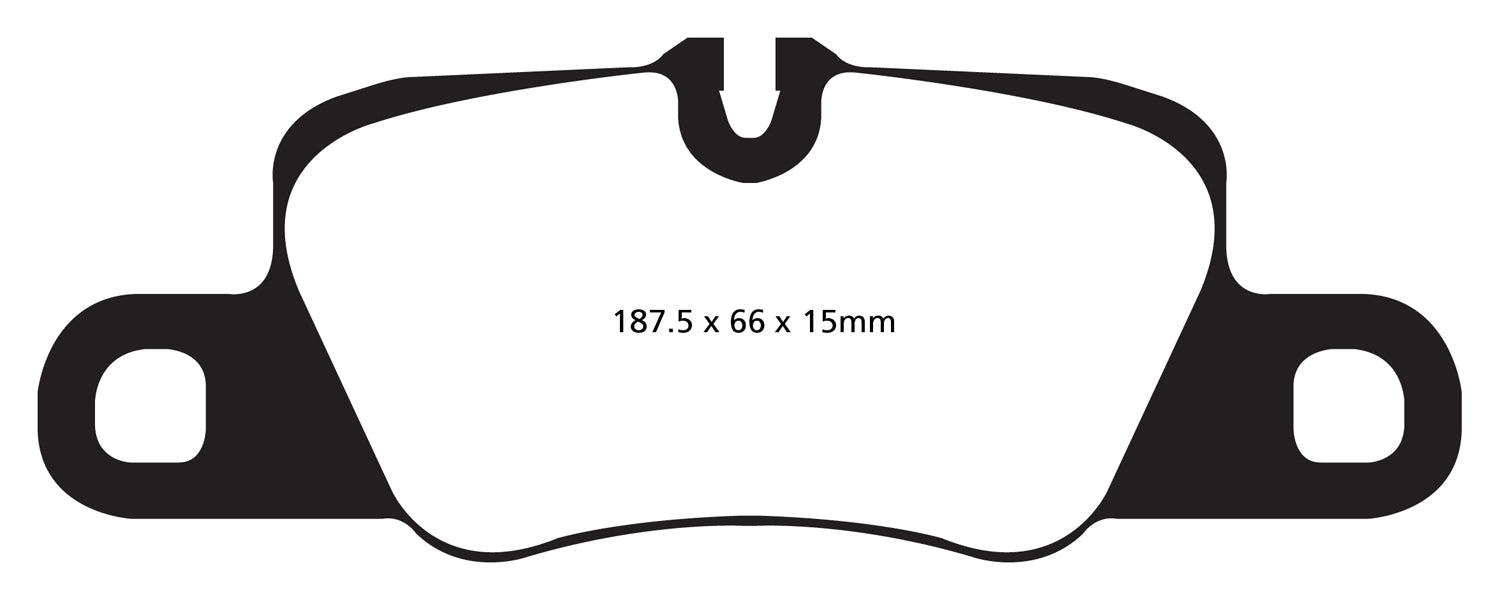 EBC Brakes DP41858R Yellowstuff Street And Track Brake Pads - Truck Part Superstore