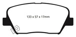 EBC Brakes DP41863R Yellowstuff Street And Track Brake Pads - Truck Part Superstore