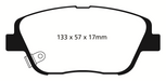 EBC Brakes DP41864R Yellowstuff Street And Track Brake Pads - Truck Part Superstore