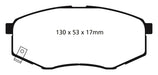 EBC Brakes DP41866R Yellowstuff Street And Track Brake Pads - Truck Part Superstore