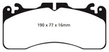 EBC Brakes DP41867R Yellowstuff Street And Track Brake Pads; FMSI Pad No. D1440; - Truck Part Superstore