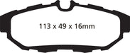 EBC Brakes DP41870R Yellowstuff Street And Track Brake Pads - Truck Part Superstore