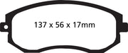 EBC Brakes DP41884R Yellowstuff Street And Track Brake Pads - Truck Part Superstore