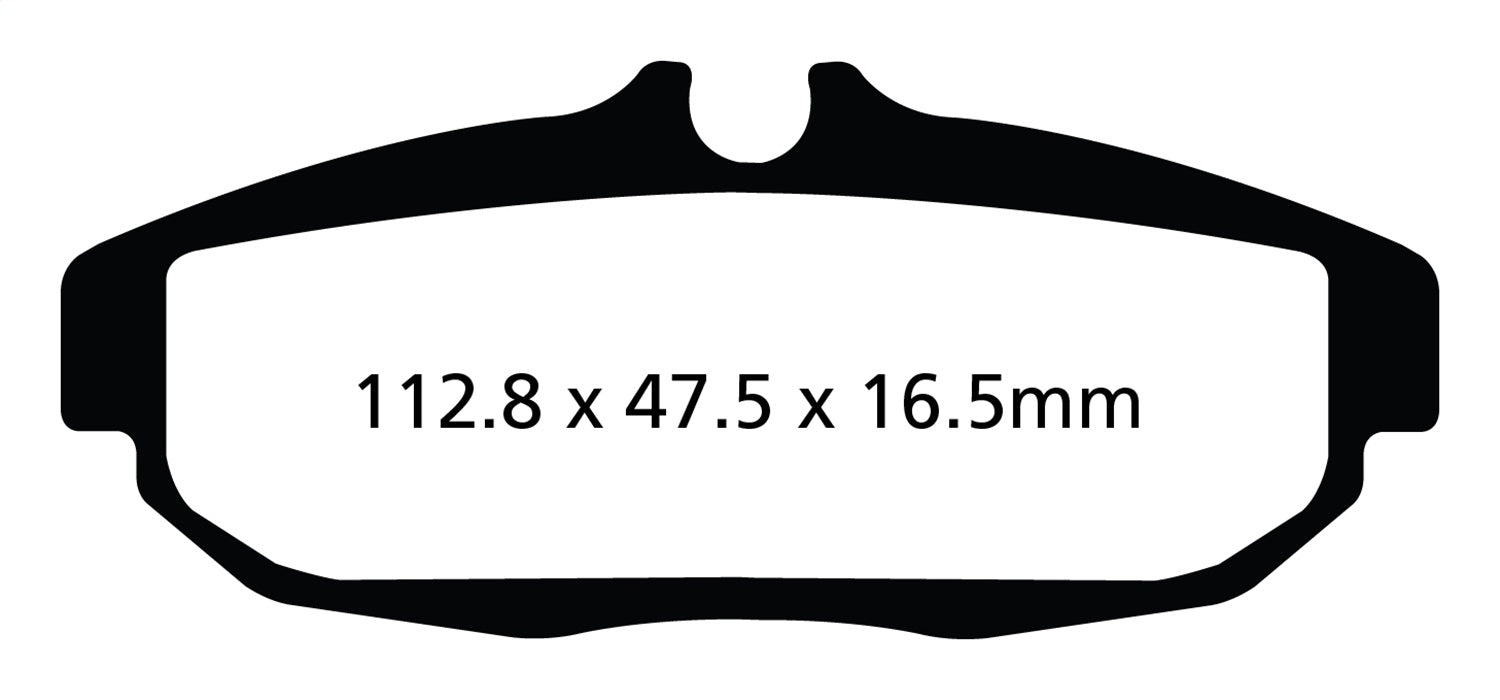 EBC Brakes DP41894R Yellowstuff Street And Track Brake Pads - Truck Part Superstore