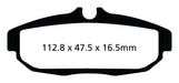 EBC Brakes DP41894R Yellowstuff Street And Track Brake Pads - Truck Part Superstore