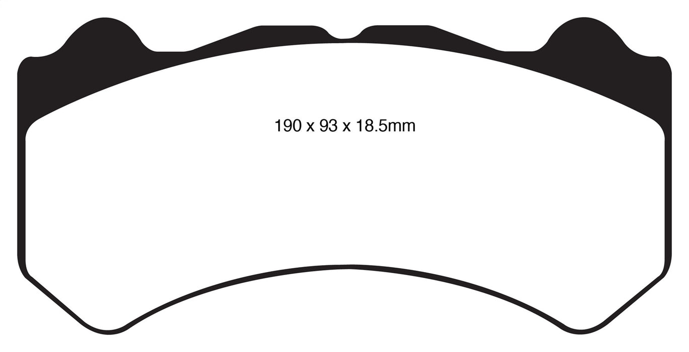 EBC Brakes DP41983R Yellowstuff Street And Track Brake Pads - Truck Part Superstore
