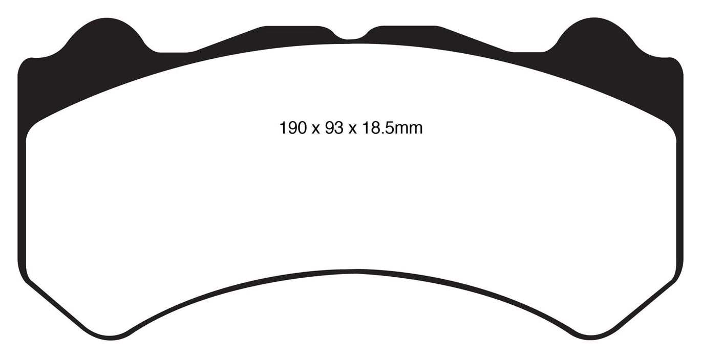 EBC Brakes DP41983R Yellowstuff Street And Track Brake Pads - Truck Part Superstore