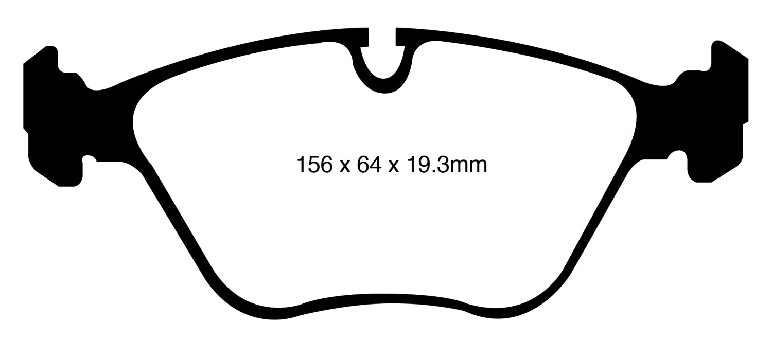 EBC Brakes DP41994R Yellowstuff Street And Track Brake Pads - Truck Part Superstore