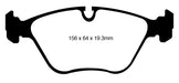 EBC Brakes DP41994R Yellowstuff Street And Track Brake Pads - Truck Part Superstore