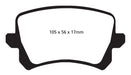 EBC Brakes DP42004R Yellowstuff Street And Track Brake Pads - Truck Part Superstore
