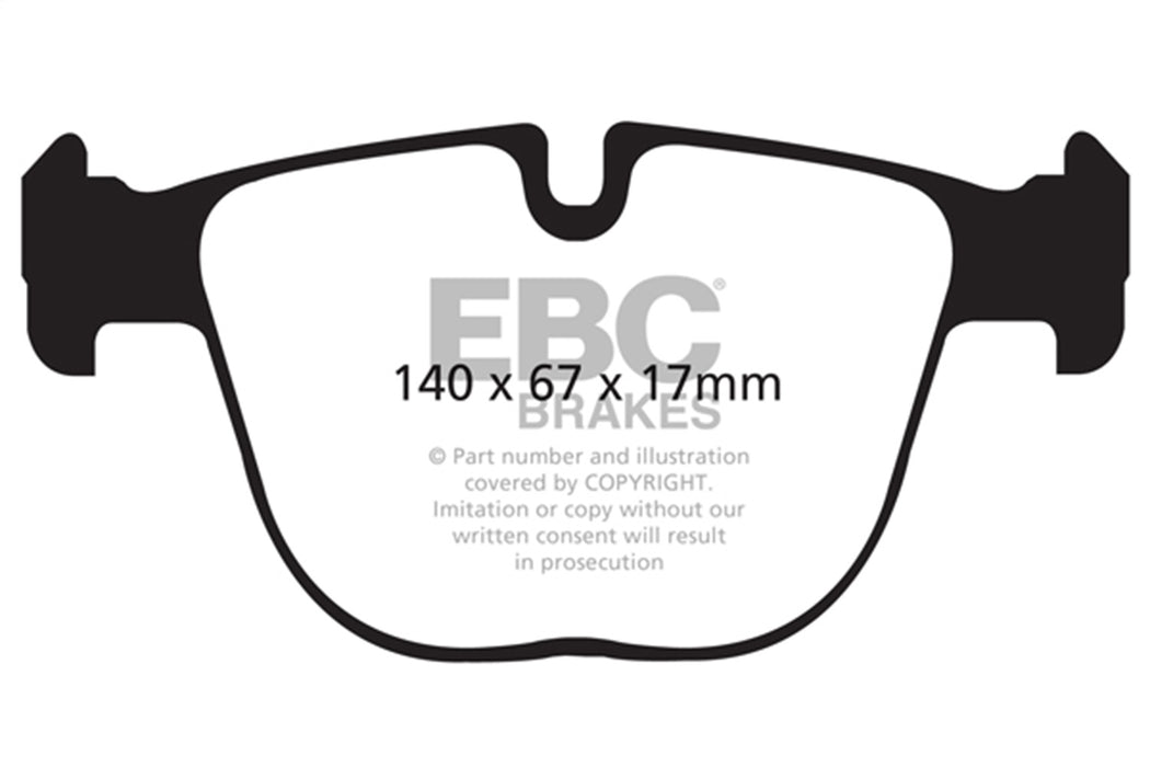 EBC Brakes DP42008R Yellowstuff Street And Track Brake Pads - Truck Part Superstore