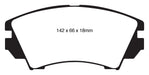 EBC Brakes DP42014R Yellowstuff Street And Track Brake Pads - Truck Part Superstore