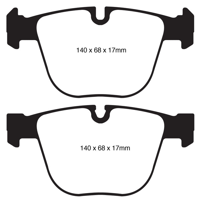 EBC Brakes DP42020R Yellowstuff Street And Track Brake Pads - Truck Part Superstore