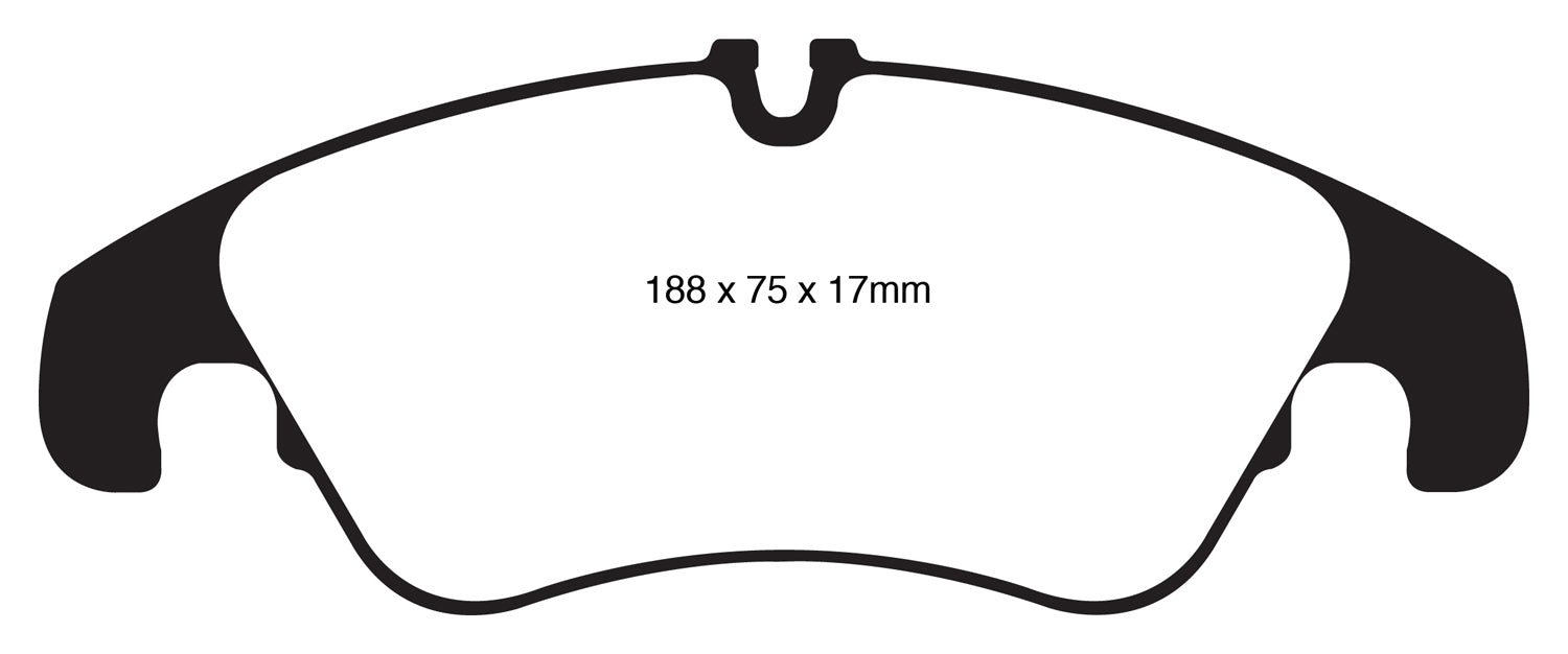 EBC Brakes DP42022R Yellowstuff Street And Track Brake Pads - Truck Part Superstore