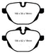 EBC Brakes DP42047R Yellowstuff Street And Track Brake Pads - Truck Part Superstore