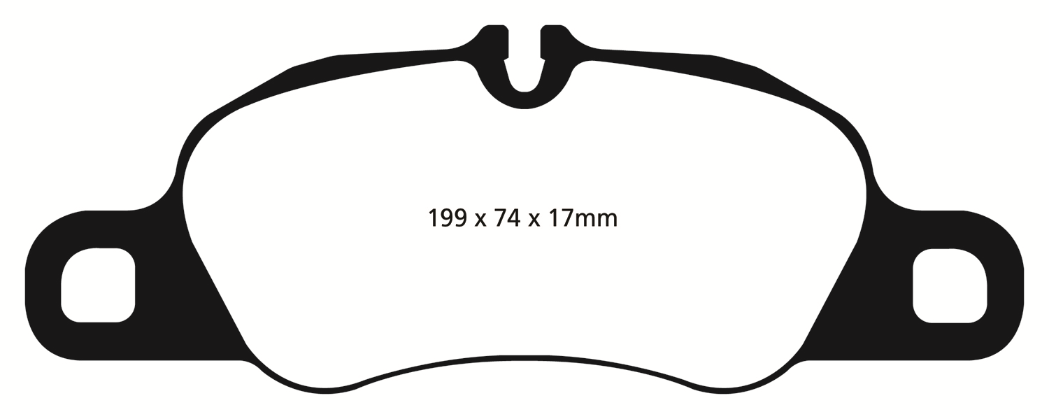 EBC Brakes DP42057R Yellowstuff Street And Track Brake Pads - Truck Part Superstore
