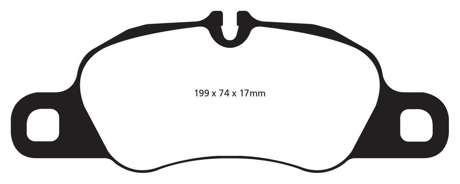 EBC Brakes DP42057R Yellowstuff Street And Track Brake Pads - Truck Part Superstore