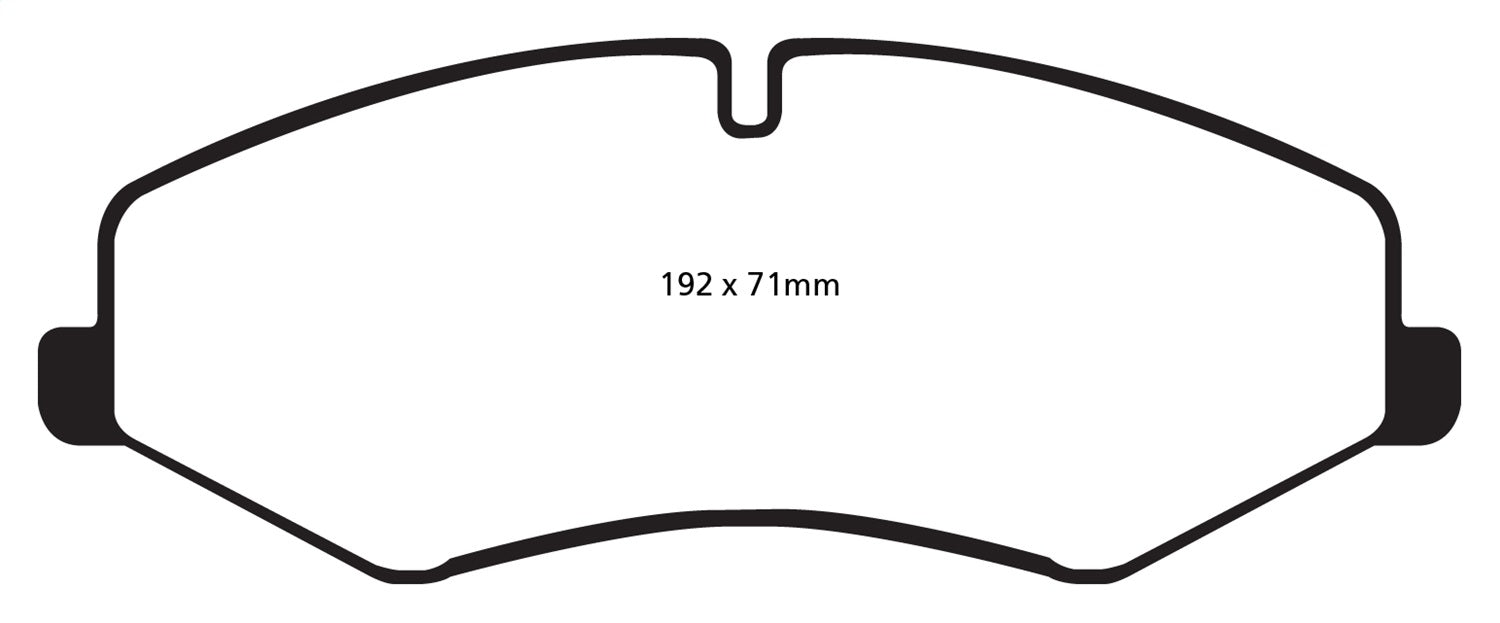 EBC Brakes DP42060R Yellowstuff Street And Track Brake Pads - Truck Part Superstore