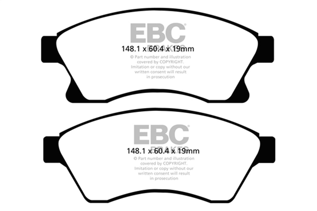 EBC Brakes DP42065R Yellowstuff Street And Track Brake Pads - Truck Part Superstore