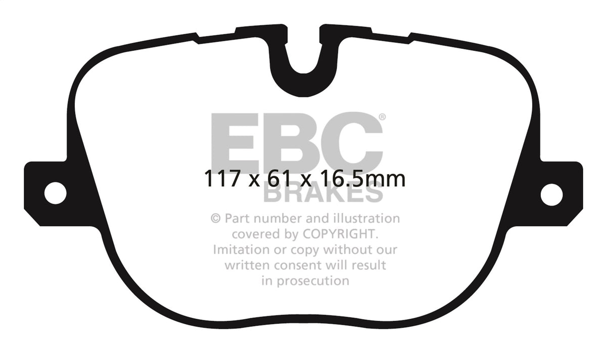 EBC Brakes DP42068R Yellowstuff Street And Track Brake Pads - Truck Part Superstore