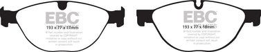 EBC Brakes DP42076R Yellowstuff Street And Track Brake Pads - Truck Part Superstore