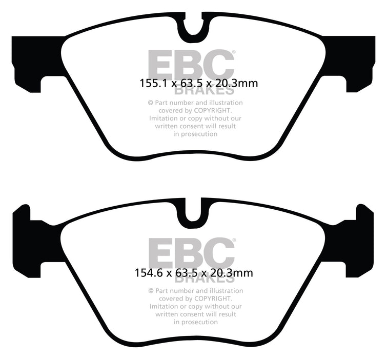 EBC Brakes DP42088R Yellowstuff Street And Track Brake Pads - Truck Part Superstore