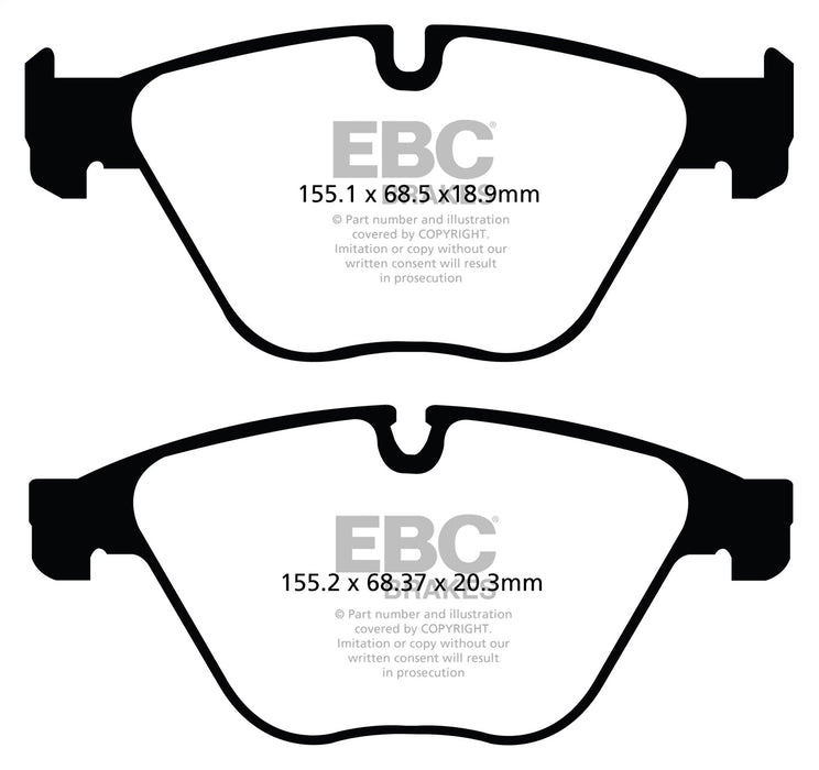 EBC Brakes DP42103R Yellowstuff Street And Track Brake Pads - Truck Part Superstore