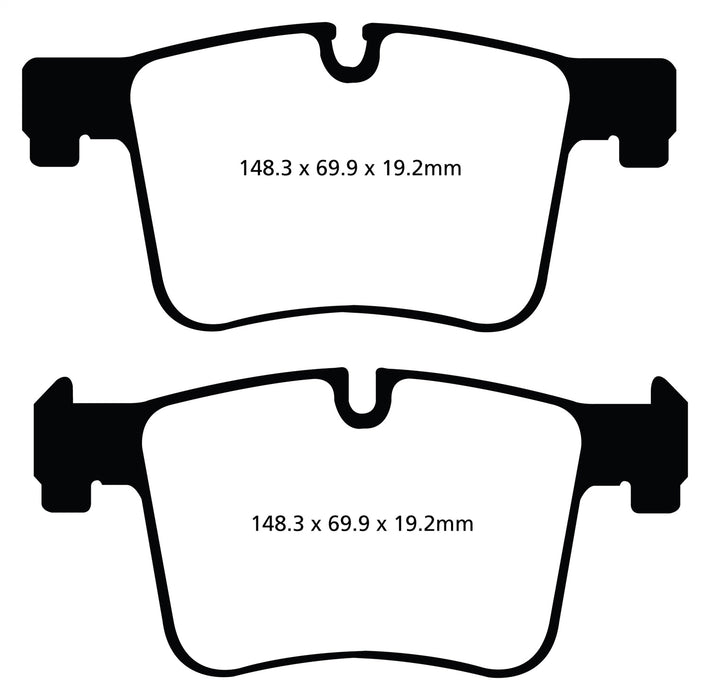 EBC Brakes DP42105R Yellowstuff Street And Track Brake Pads - Truck Part Superstore