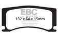 EBC Brakes DP42112R Yellowstuff Street And Track Brake Pads; FMSI Pad No. D1356; - Truck Part Superstore