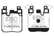 EBC Brakes DP42133R Yellowstuff Street And Track Brake Pads - Truck Part Superstore