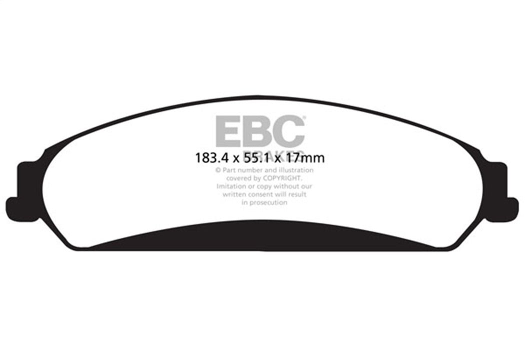 EBC Brakes DP42139R Yellowstuff Street And Track Brake Pads - Truck Part Superstore