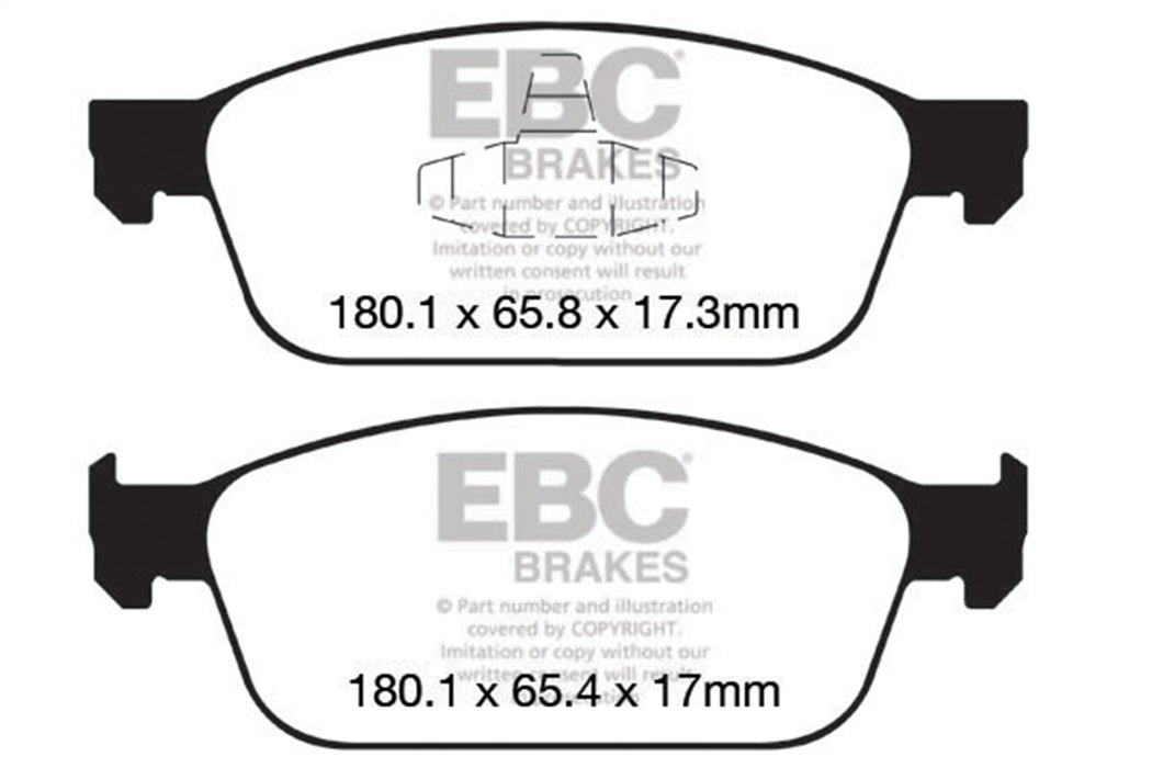 EBC Brakes DP42145R Yellowstuff Street And Track Brake Pads - Truck Part Superstore