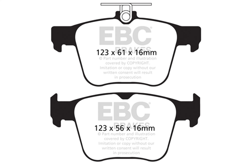 EBC Brakes DP42173R Yellowstuff Street And Track Brake Pads - Truck Part Superstore