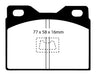EBC Brakes DP4220R Yellowstuff Street And Track Brake Pads - Truck Part Superstore