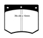 EBC Brakes DP4291R Yellowstuff Street And Track Brake Pads - Truck Part Superstore