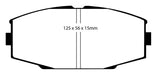 EBC Brakes DP4610R Yellowstuff Street And Track Brake Pads; FMSI Pad No. D336; - Truck Part Superstore