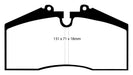 EBC Brakes DP4767R Yellowstuff Street And Track Brake Pads; FMSI Pad No. D447; - Truck Part Superstore