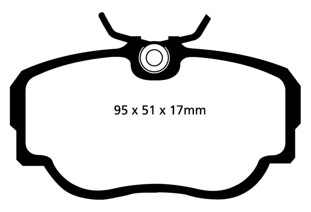 EBC Brakes DP4779R Yellowstuff Street And Track Brake Pads - Truck Part Superstore