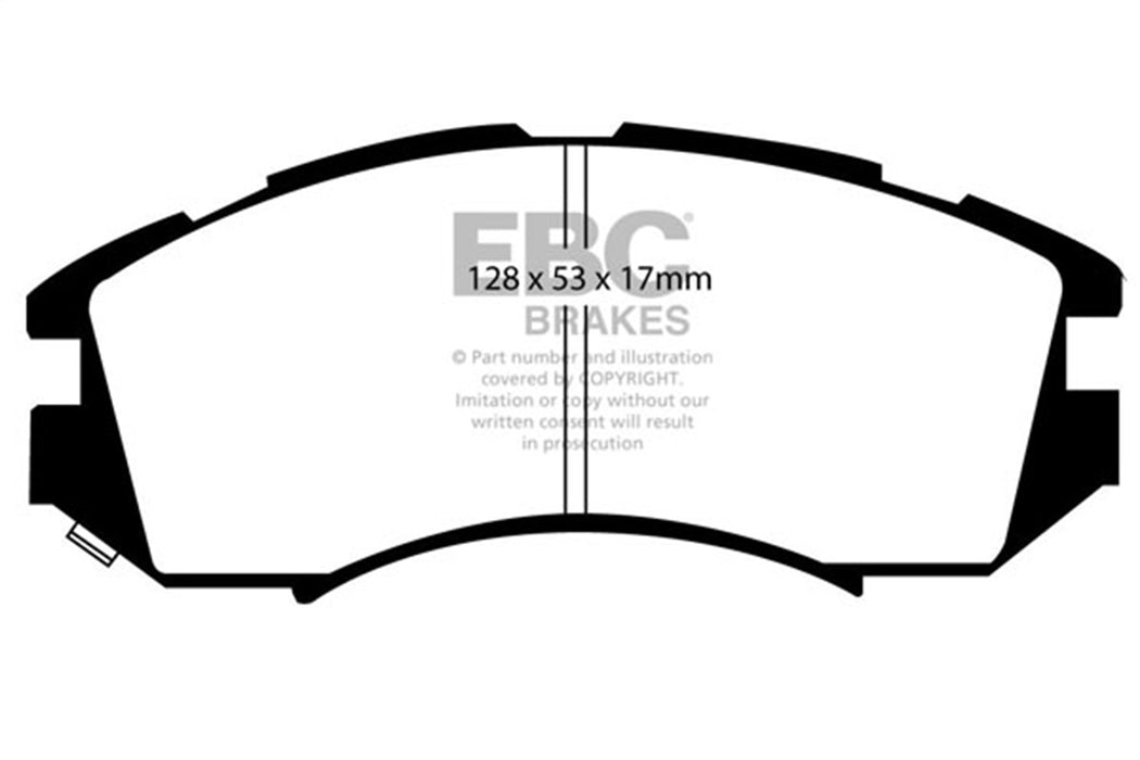 EBC Brakes DP4819R Yellowstuff Street And Track Brake Pads - Truck Part Superstore