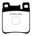 EBC Brakes DP4887R Yellowstuff Street And Track Brake Pads - Truck Part Superstore