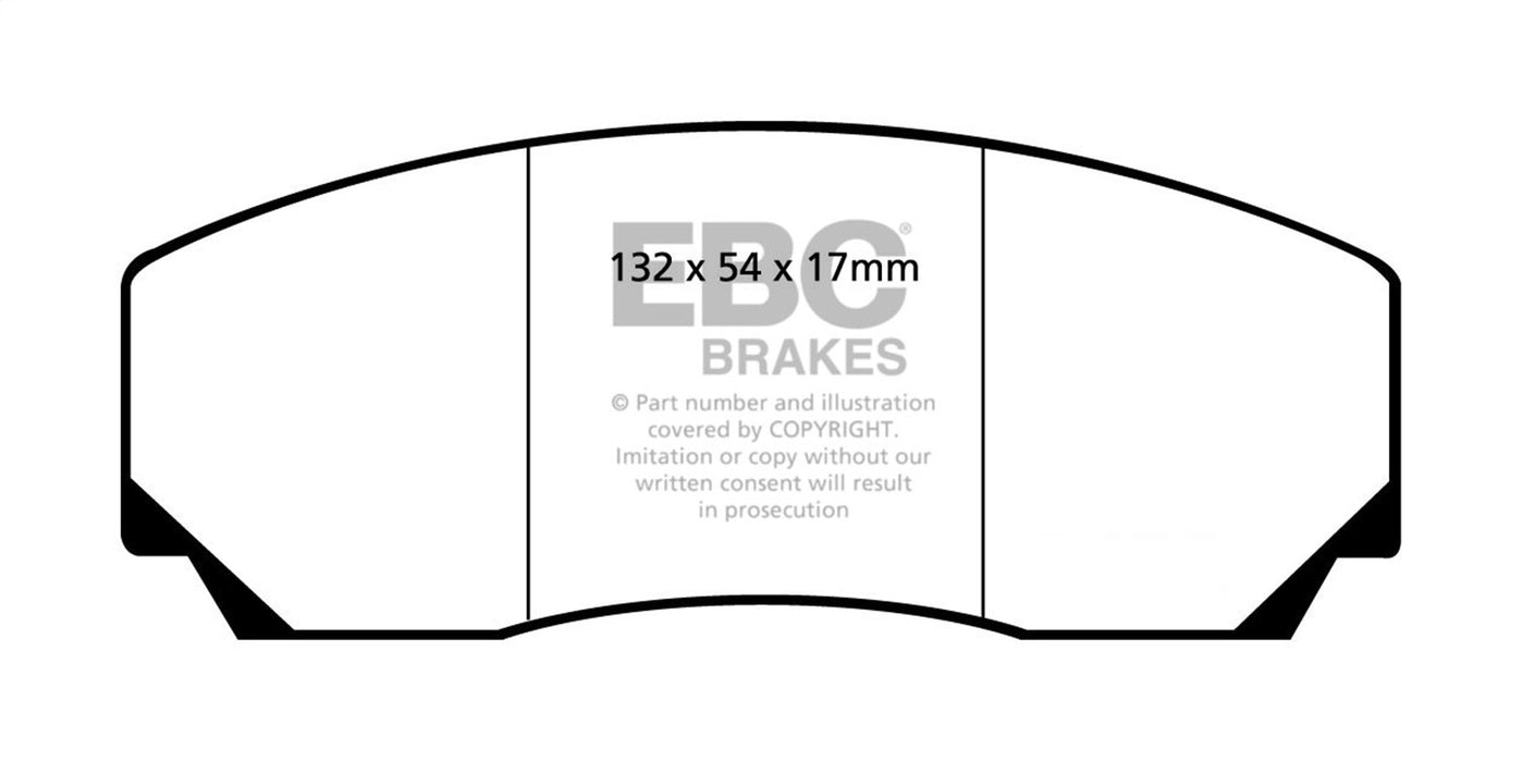 EBC Brakes DP5002NDX Bluestuff NDX Full Race Brake Pads; - Truck Part Superstore
