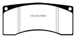 EBC Brakes DP5016NDX Bluestuff NDX Full Race Brake Pads; FMSI Pad No. DR005; - Truck Part Superstore