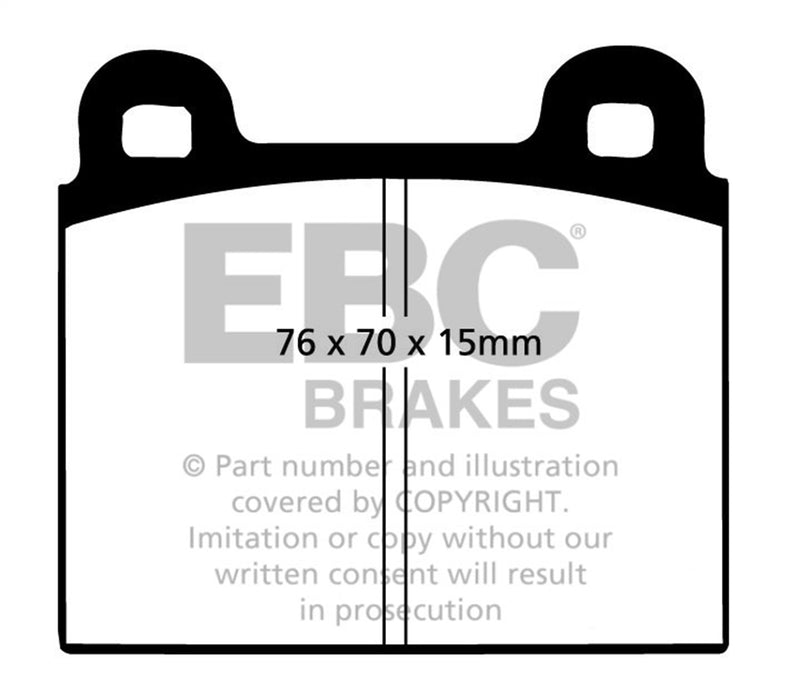 EBC Brakes DP5103NDX Bluestuff NDX Full Race Brake Pads - Truck Part Superstore