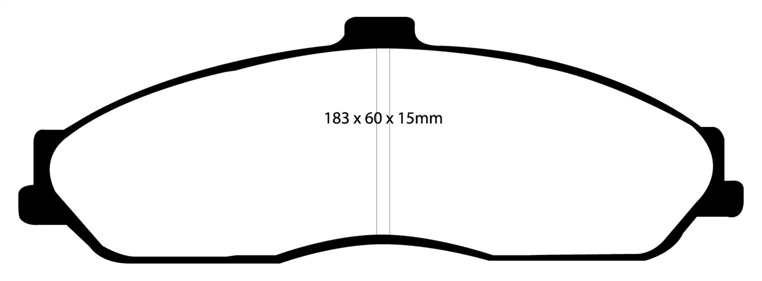 EBC Brakes DP51162NDX Bluestuff NDX Full Race Brake Pads - Truck Part Superstore