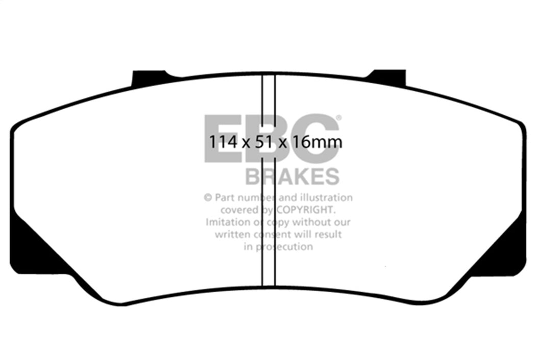 EBC Brakes UD511 Ultimax OEM Replacement Brake Pads - Truck Part Superstore