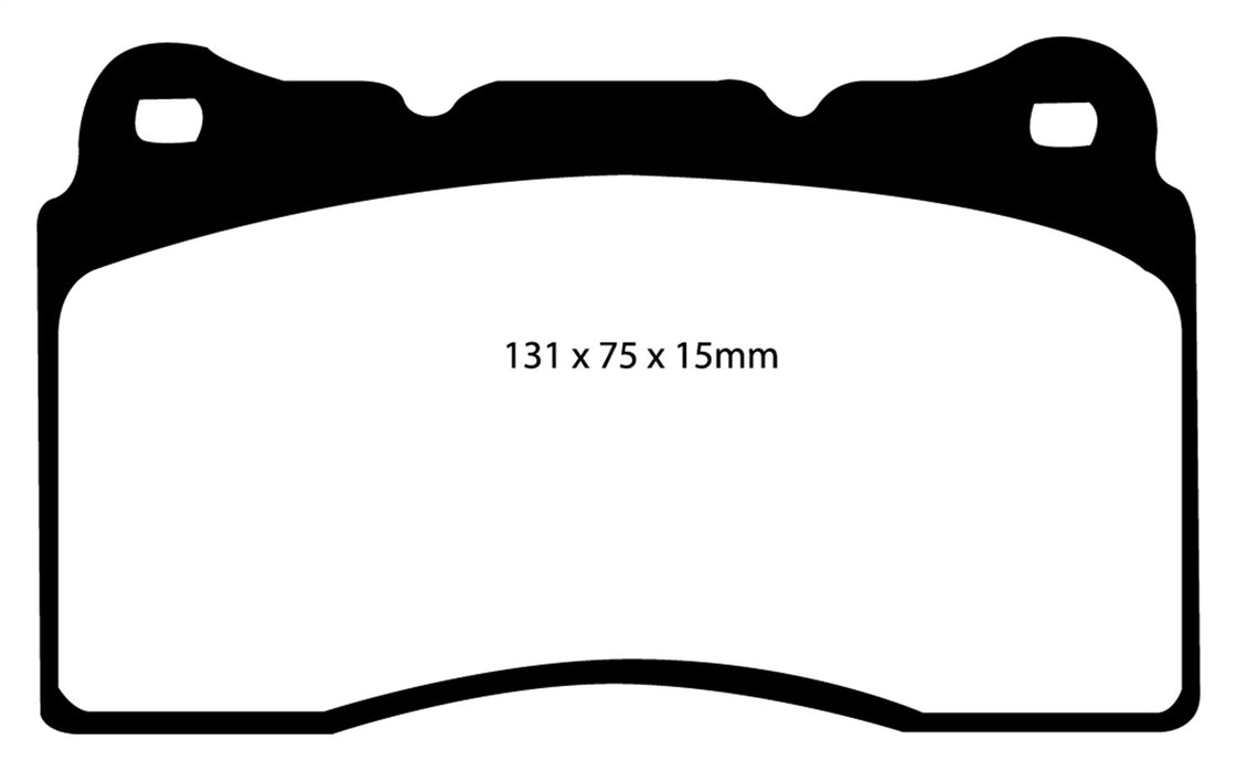 EBC Brakes DP51210NDX Bluestuff NDX Full Race Brake Pads - Truck Part Superstore