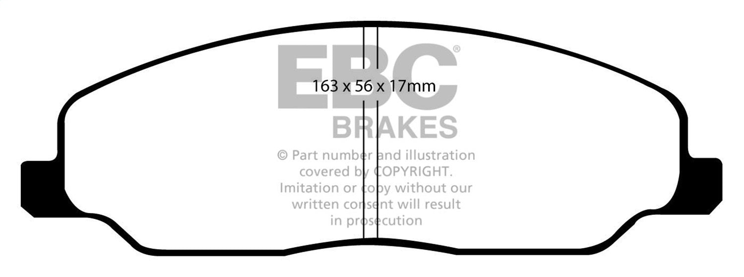 EBC Brakes DP51740NDX Bluestuff NDX Full Race Brake Pads - Truck Part Superstore